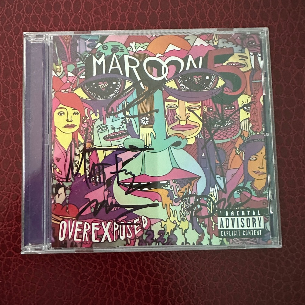 Signed Maroon 5 CD